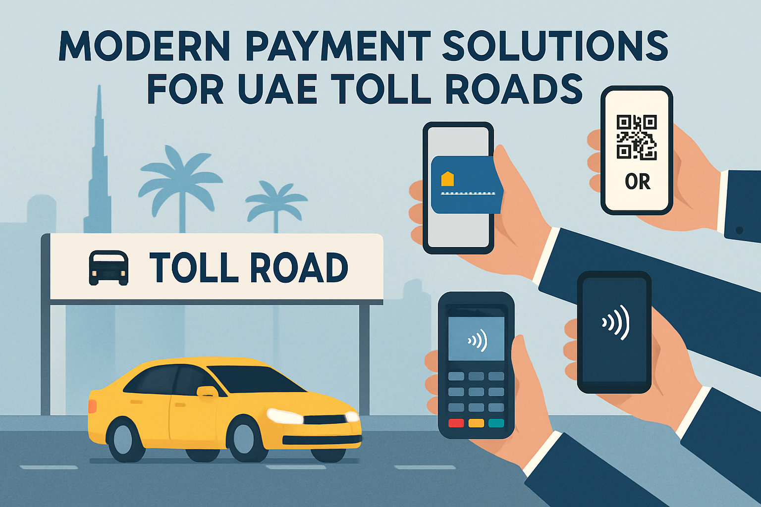 Modern payment solutions for UAE toll roads